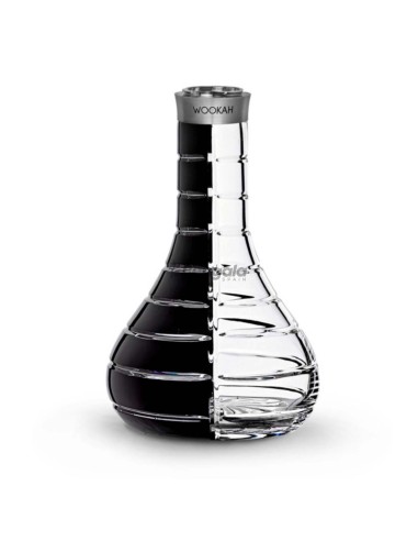 BASE CACHIMBA WOOKAH STRIPED BLACK CLEAR CLICK SYSTEM