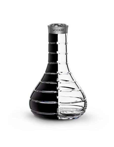 BASE CACHIMBA WOOKAH STRIPED BLACK CLEAR CLICK SYSTEM