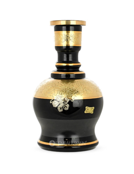 Vase Chicha Bohemia Egermann Jumbo 26cm Black | Bengala Spain