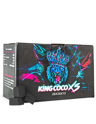 Carbón Natural King Coco 1kg 28mm