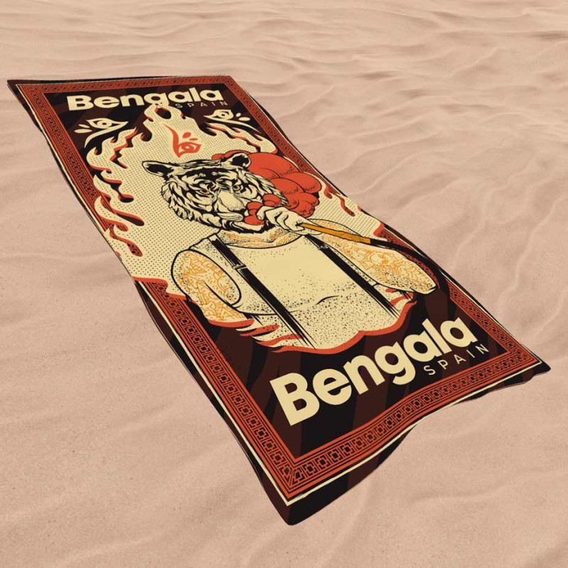 Toalla Cachimbera Tiger Smoke | Bengala Spain