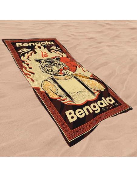 Toalla Cachimbera Tiger Smoke | Bengala Spain