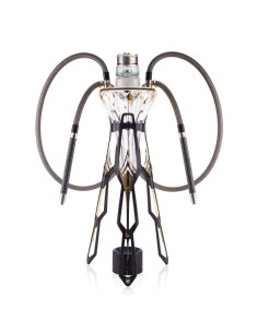 Hookah Meduse Prince Black Gold | Bengala Spain