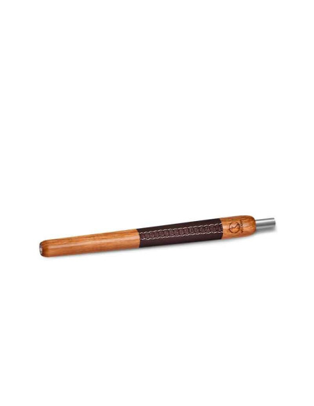 Wookah Oak Leather Brown Mouthpiece | Bengala Spain