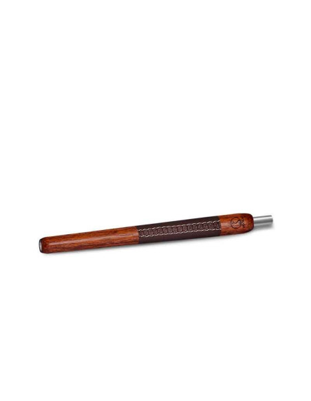 Wookah Merbau Leather Brown Mouthpiece | Bengala Spain