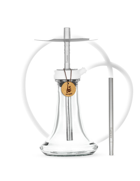 Hookah Embery Mini Mono 3.0 White Clear | Bengala Spain