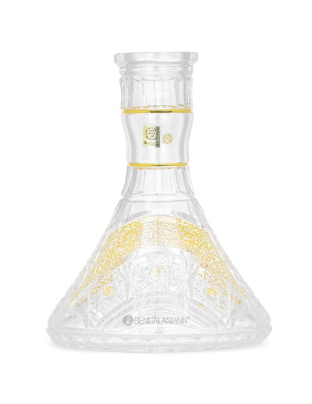 Base Cachimba Bohemia Caesar Luxury Pyramis Gold | Bengala Espanha