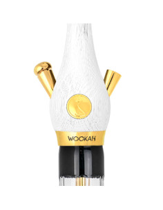 Cachimba Wookah Nox White 24K Check Black Mastercut | Bengala Spain 2