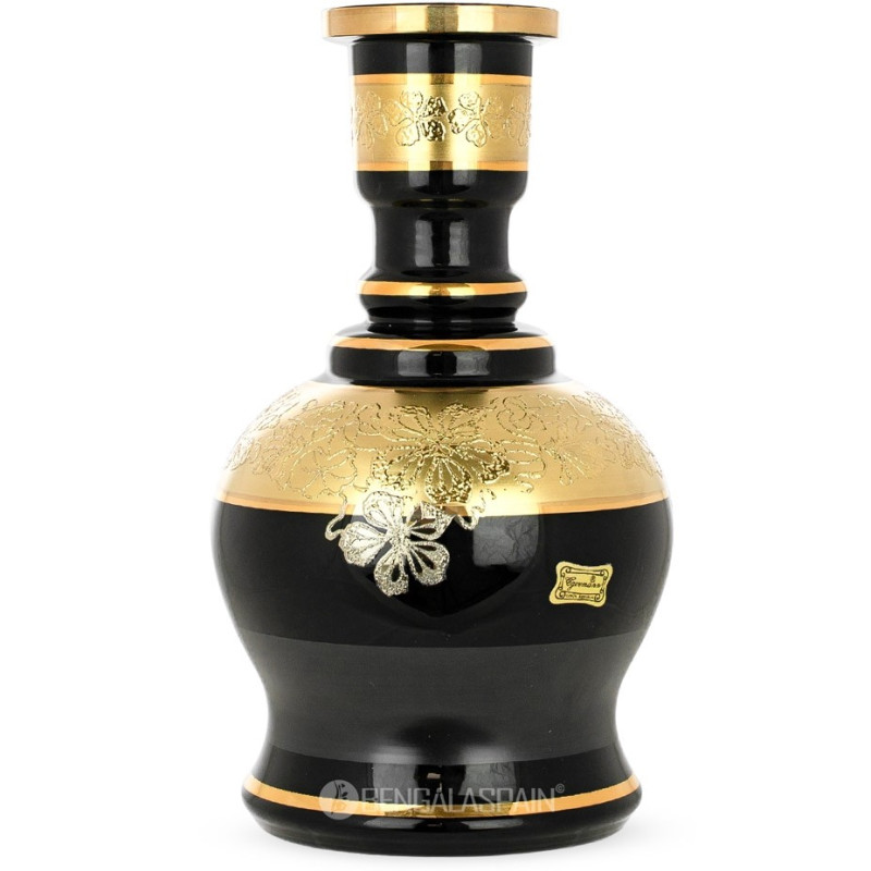 Base Bohemia Egermann Jumbo 26cm Black | Bengala Spain