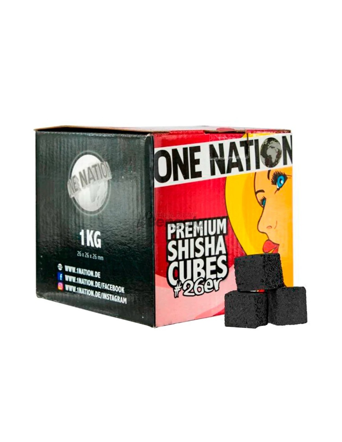 Carbon Natural One Nation Premium 1kg 26mm