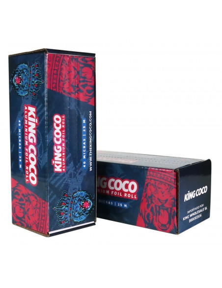 ROLLO ALUMINIO 25MM KING COCO | Bengala Spain