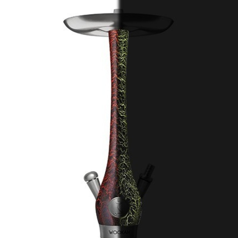 CACHIMBA WOOKAH LUMI RED CLEAR | Bengala Spain