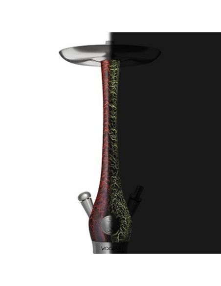 CACHIMBA WOOKAH LUMI RED CLEAR | Bengala Spain