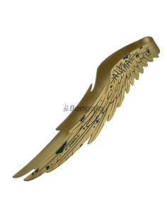 ▷Pinzas Cachimba Alpha Hookah Wings Gold | Bengala Spain