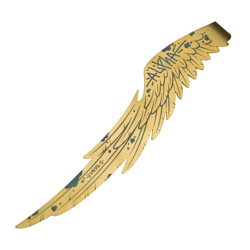 ✅Pinzas Cachimba Alpha Hookah Wings Gold | Bengala Spain