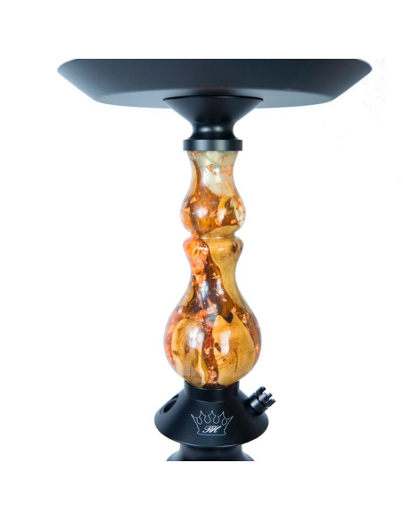 ✅Cachimba Regal Hookah Bishop Epoxy Gold Winewood | Bengala Spain
