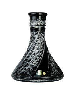 Bohemian Caesar Fan Cut Hookah Base Black | Bengal Spain