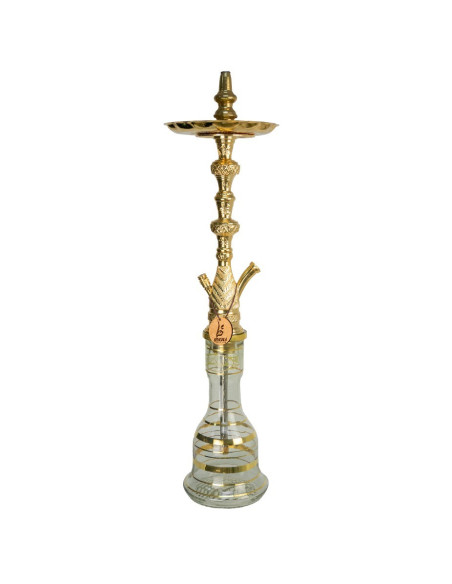 Cachimba Khalil Mamoon Azaz Two Door Gold | Bengala Spain