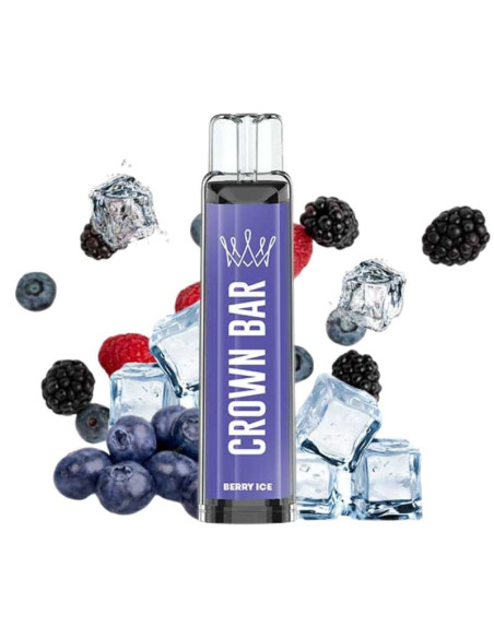 POD DESECHABLE CROWN BAR 600 - BERRY ICE