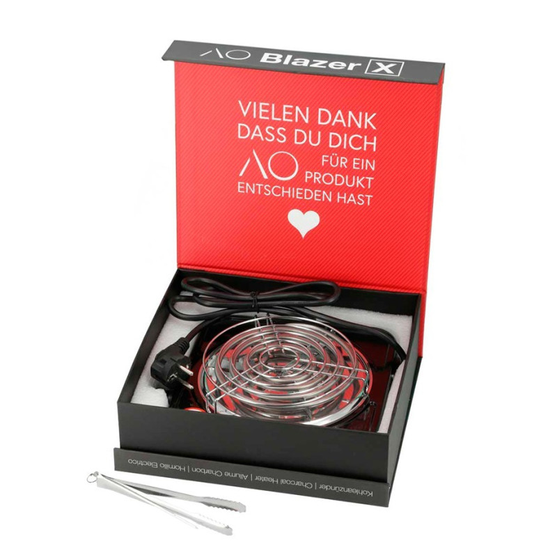 Hornillo Cachimba Eléctrico AO Blazer X 1500W | Bengala Spain