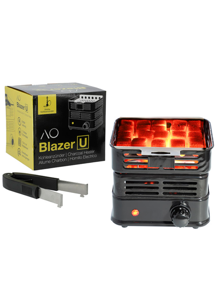Fogão de narguilé elétrico AO Blazer U 1000W | Bengala Espanha