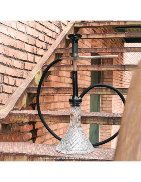 Cachimba Doosha Hookah Basic Black | Bengala Spain