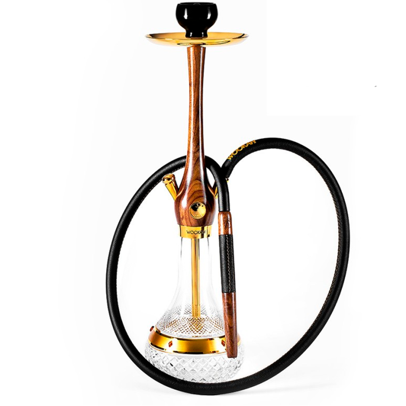Cachimba Wookah 24K Walnut Amber Gold | Bengala Spain