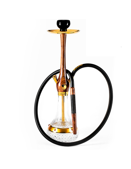 Cachimba Wookah 24K Walnut Amber Gold | Bengala Spain
