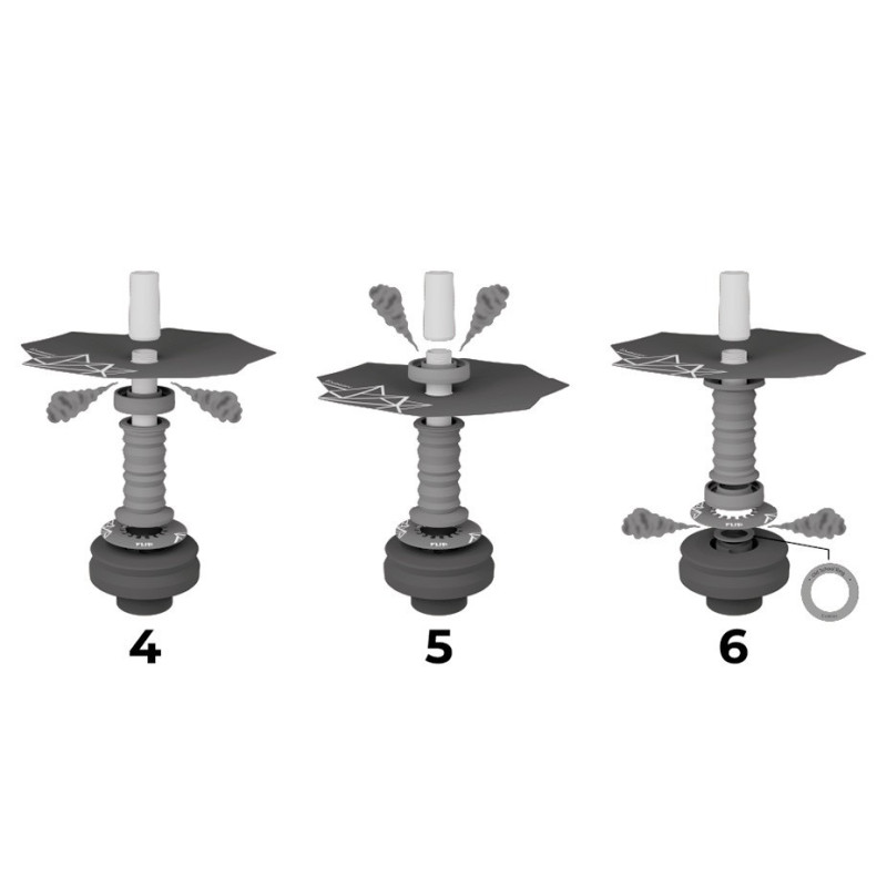 Cachimba Embery Mini Mono Flip Ouro Supremo | Bengala Espanha