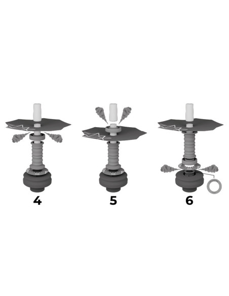 Cachimba Embery Mini Mono Flip Supreme Gold | Bengala Spain