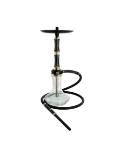 KAYA Shisha Raccoglitore di melassa Skull, Vetro, Palla con Cranio