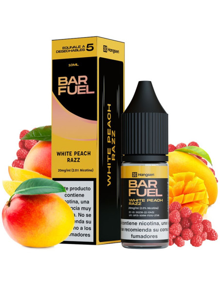 SALES WHITE PEACH RAZZ BY BAR FUEL