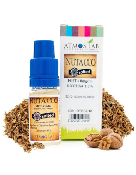 SALES DE NICOTINA - NUTACCO 18mg 10ml By ATMOS LAB | Bengala Spain