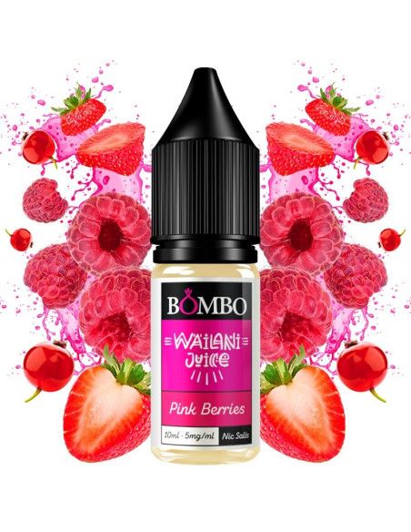 Sales de Nicotina Wailani Juice by Bombo - Pink Berries 10ml | Bengala Spain