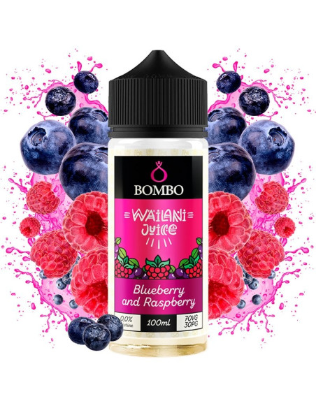 LIQUIDO - BLUEBERRY AND RASPBERRY (WAILANI JUICE) 100ML BY BOMBO |Bengala Spain