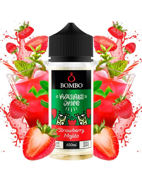 LIQUIDO - STRAWBERRY MOJITO (WAILANI JUICE) 100ML BY BOMBO | Bengala Spain