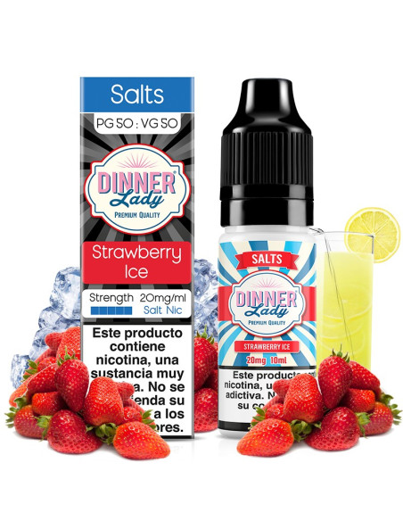 SALES - STRAWBERRY 10ML ICE BY DINNER LADY | Bengala Spain