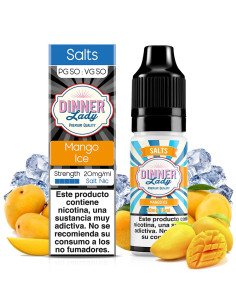 Sales de Nicotina Dinner Lady - Mango Ice 10ml | Bengala Spain