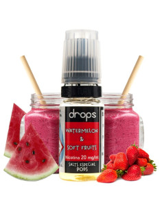 Sales de Nicotina Drops - Watermelon Soft Fruits 10ml | Bengala Spain