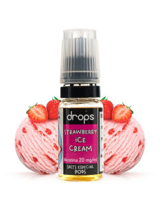 Sales de Nicotina Drops - Strawberry Ice Cream 10ml | Bengala Spain