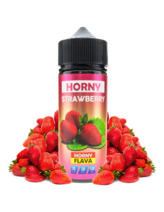 LIQUIDO - STRAWBERRY 100ML BY HORNY FLAVA