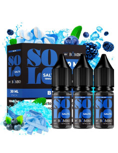 Sales de Nicotina Solo by Bombo - Blue 30ml (Pack de 3x10ml) | Bengala Spain