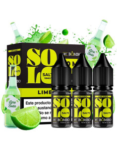 SALES SOLO SALTS BY BOMBO - LIME SODA 30ML (Pack de 3x10ml)| Bengala Salt