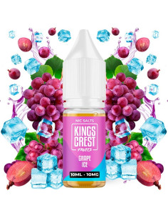 Sales de Nicotina Kings Crest - Grape Ice 10ml | Bengala Spain