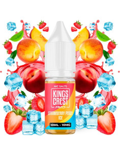 Sales de Nicotina Kings Crest - Strawberry Peach Ice 10ml | Bengala Spain