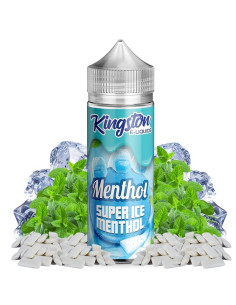 LIQUIDO - SUPER ICE MENTHOL 100ML BY KINGSTON E-LIQUIDS