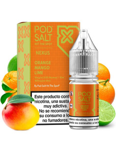 Sales de Nicotina Nexus - Orange Mango Lime 10ml | Bengala Spain