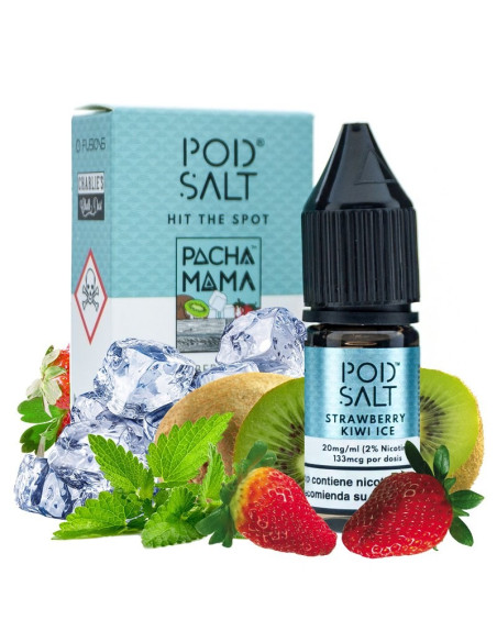 SALES PACHAMAMA BY POD SALT- STRAWBERRY KIWI ICE 10ml  | Bengala Spain