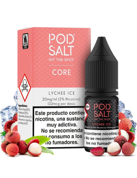 SALES CORE BY POD SALT - LYCHEE ICE 10ml | Bengala Spain