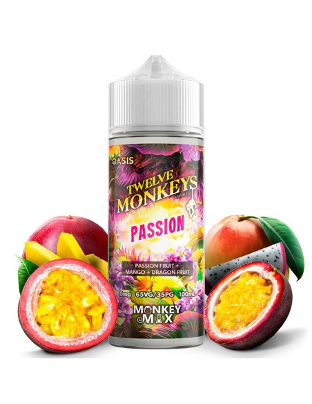 LIQUIDO -  PASSION 100ML BY TWELVE MONKEYS